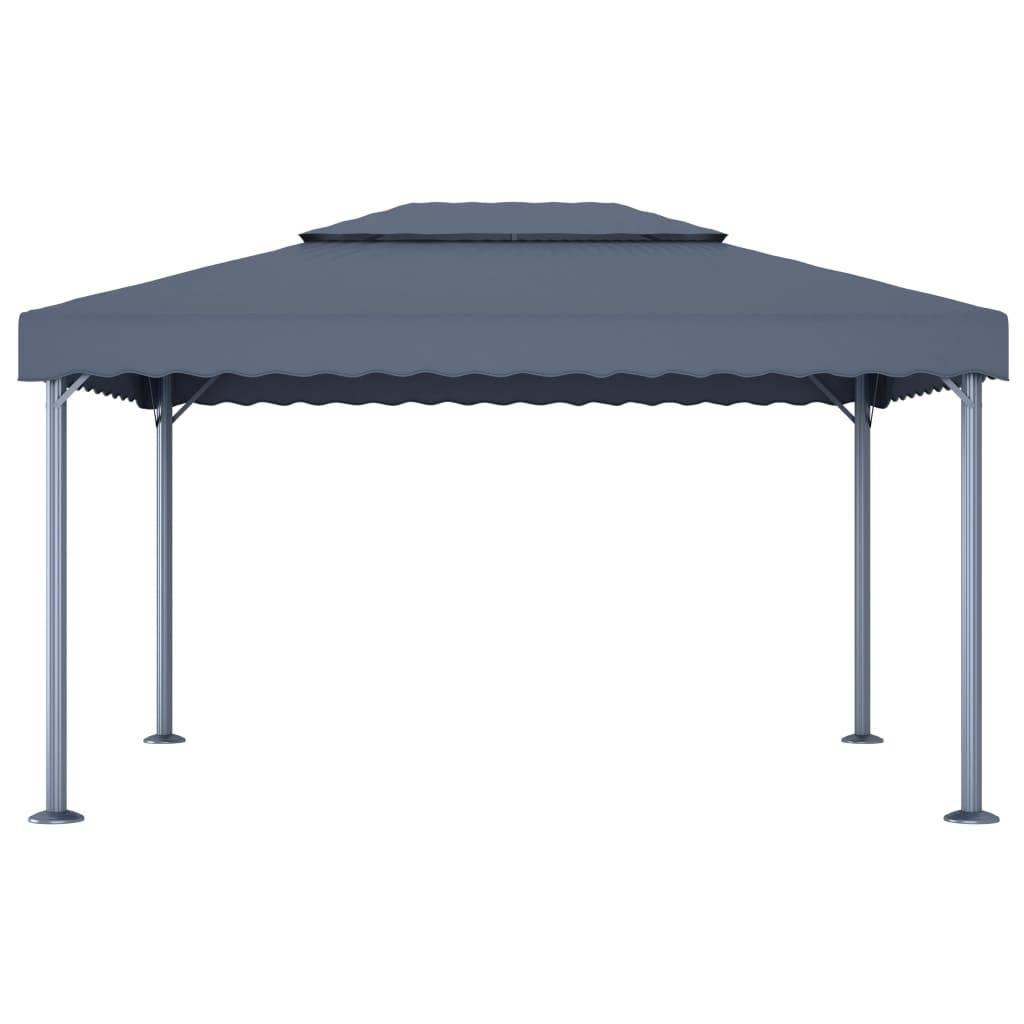 ComfortXL - Pavillon de Jardin Aluminium et Acier Double Toit Aération pour Fête Anthracite 4x3 m – ComfortXL Outdoor Living - Image 2