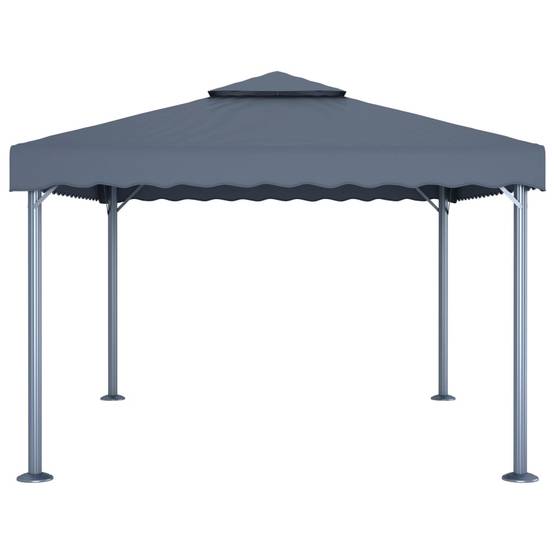 ComfortXL - Pavillon de Jardin Aluminium et Acier Double Toit Aération pour Fête Anthracite 4x3 m – ComfortXL Outdoor Living - Image 3