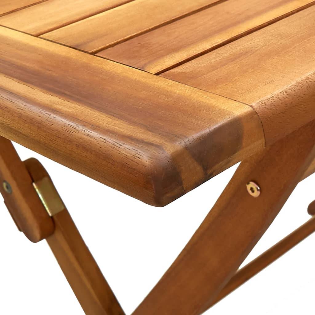 Table de jardin - Table Extérieure - Table De Patio pliable 120x70x75 cm Bois d'acacia massif - Image 6