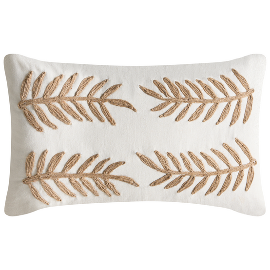 Coussin décoratif Coton Blanc GARCINIA - Beliani - Image 3