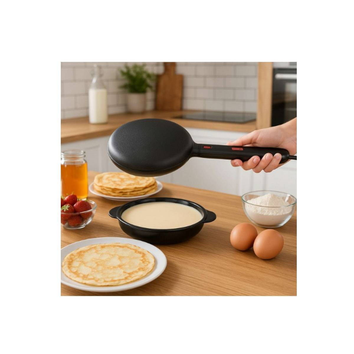 Livoo - Crêpière électrique 600w 20cm noir DOP258CO Livoo - Image 3