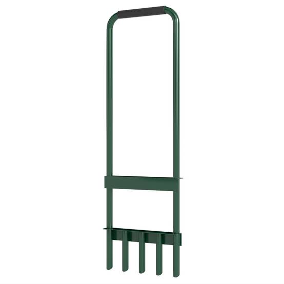 KOTARBAU Aérateur Gazon Manuel 105 Cm – Carotteuse Pelouse Avec Pics Tubulaires, Gants Inclus – Aération & Sablage Efficace