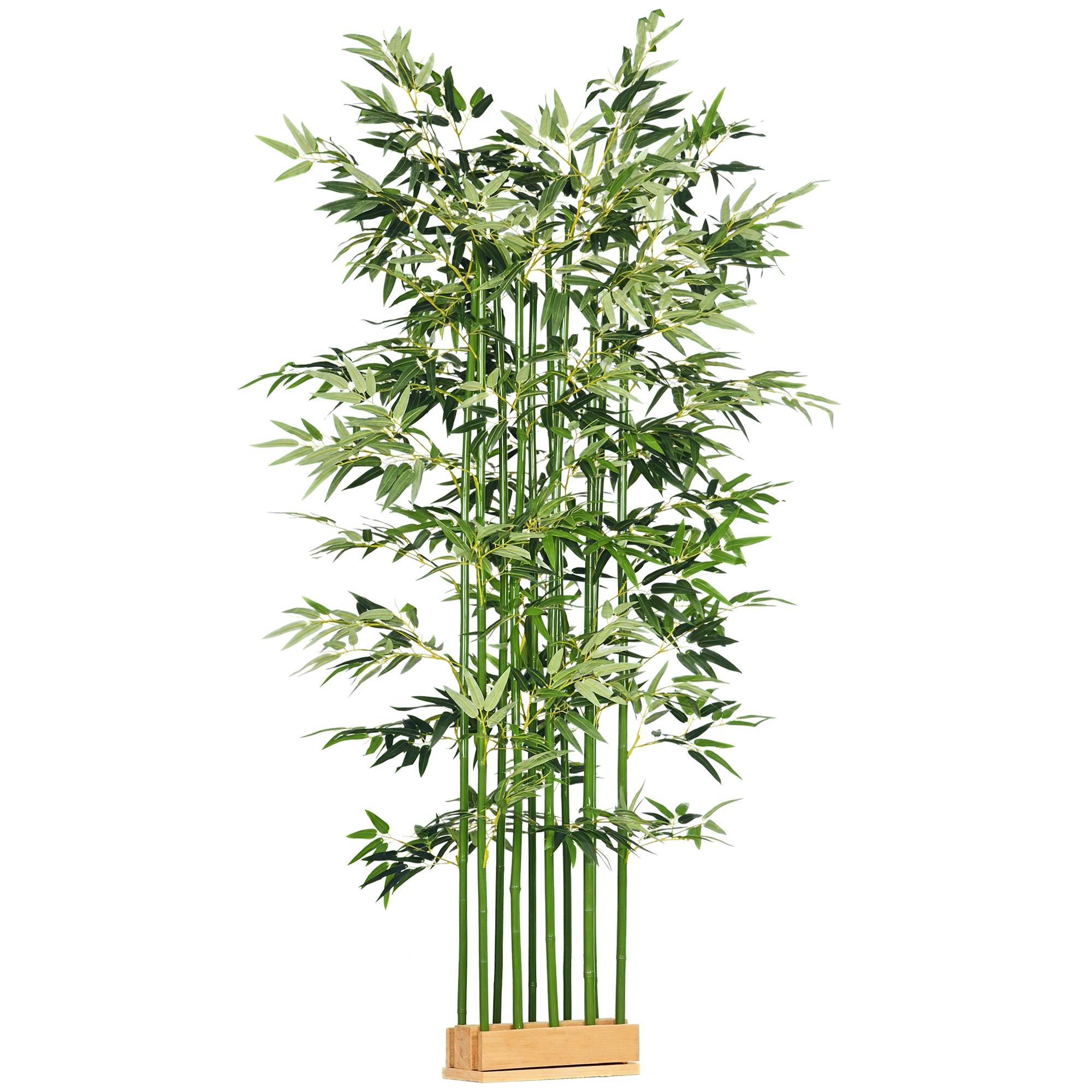 Sans Marque - Bambou artificiel, plante déco, aspect réel, facile, pour maison, 180 cm, vert - Image 1