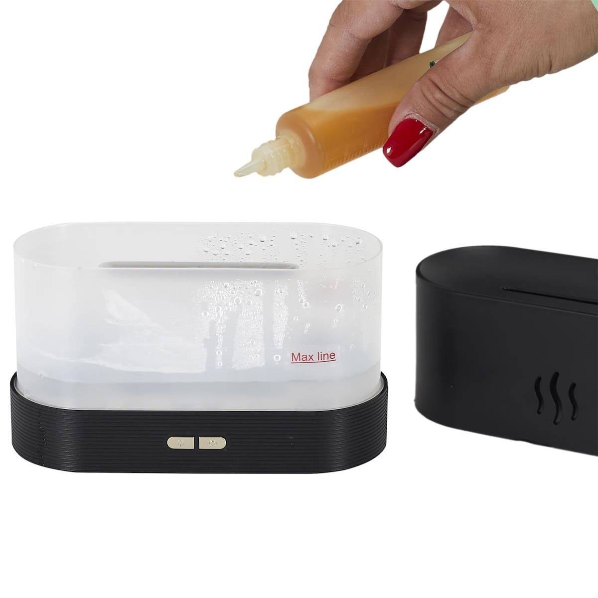 ALTOBUY - Diffuseur d'huile essentiel LED Effet Flamme USB, Parfum et Lumière Relaxante pour Votre Maison - DELIX - Image 9