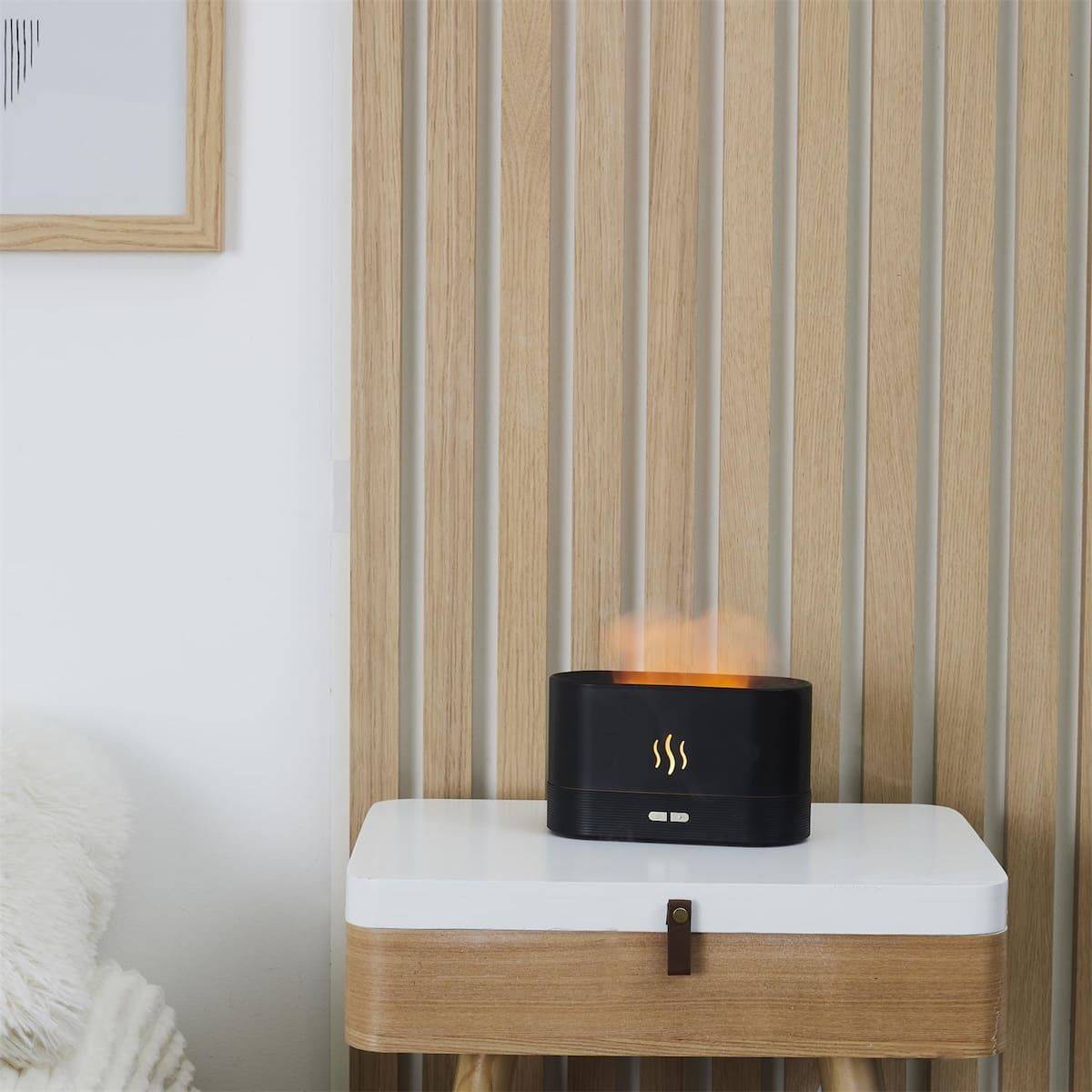 ALTOBUY - Diffuseur d'huile essentiel LED Effet Flamme USB, Parfum et Lumière Relaxante pour Votre Maison - DELIX - Image 3