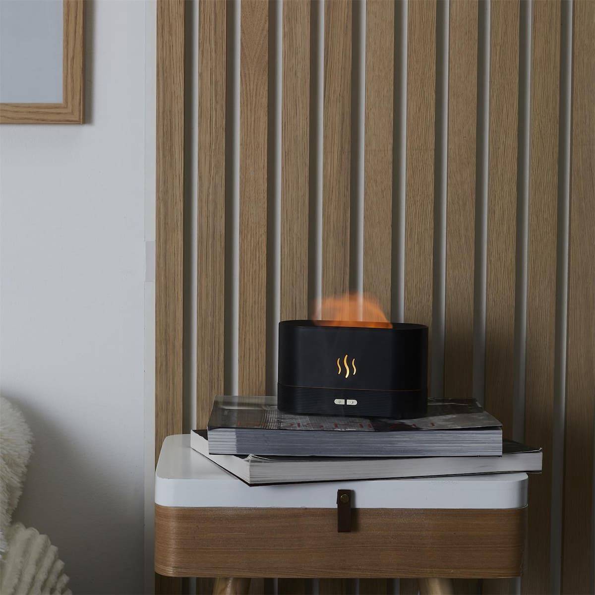 ALTOBUY - Diffuseur d'huile essentiel LED Effet Flamme USB, Parfum et Lumière Relaxante pour Votre Maison - DELIX - Image 2