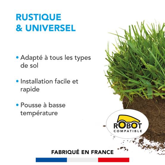 Gazon Rustique & Universel - Adapté Tous Sols - Installation Facile et Rapide - Pousse à Basse Température - 5KG - BARENBRUG - Image 2