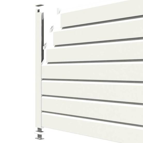 Closea - Kit cloture - Lame 16cm - PVC Blanc - LG: 12m x H: 0m82 Closea - Image 3