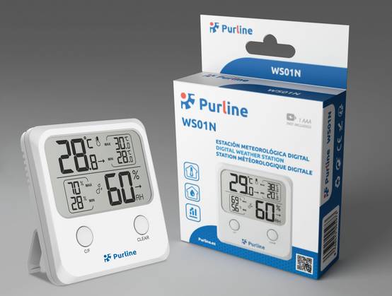 Purline - Station météo sans fil avec affichage de la température et de l'humidité - Purline - Image 6
