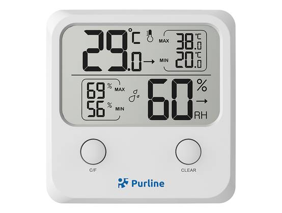 Purline - Station météo sans fil avec affichage de la température et de l'humidité - Purline - Image 1