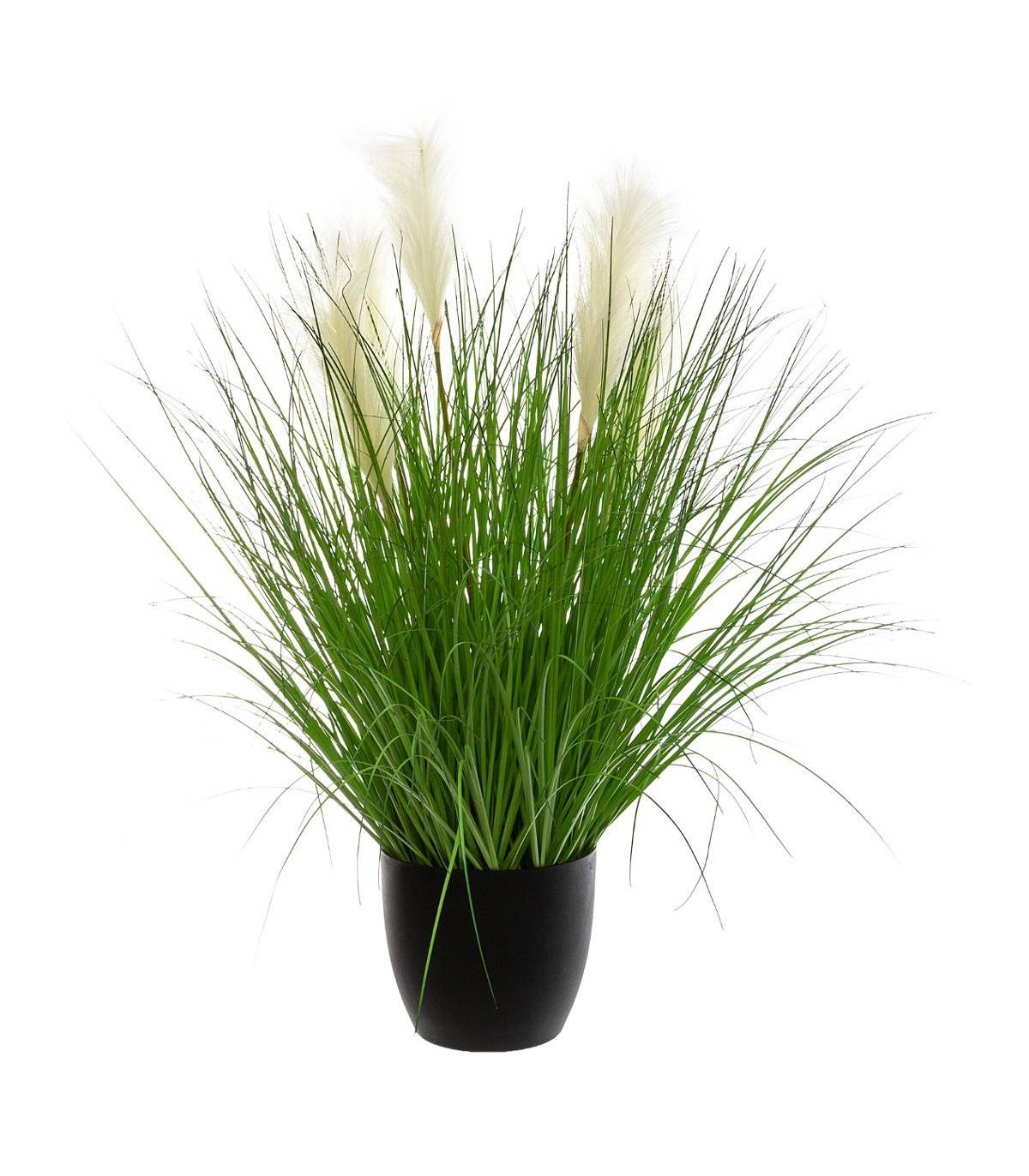 Plante artificielle ​​​​​​​Bouquet Herbes dans un Pot H 90 cm - Image 1