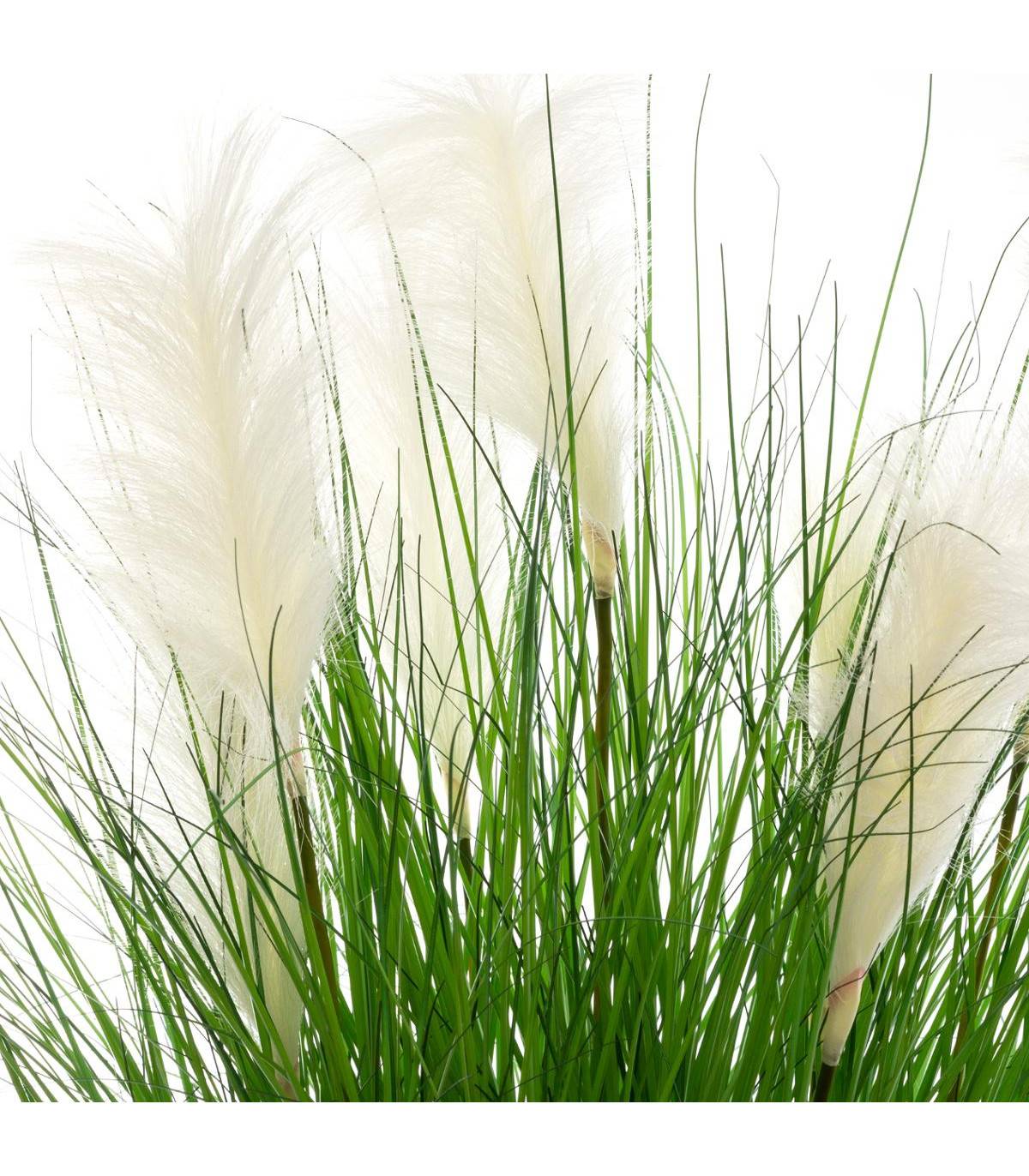 Plante artificielle ​​​​​​​Bouquet Herbes dans un Pot H 90 cm - Image 2