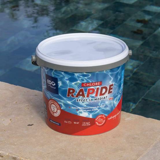 Aqualux - Chlore rapide, pastilles 20G, seau de 5KG, EDG, pour stabilisation du PH - AQUALUX - 200015 - Image 5