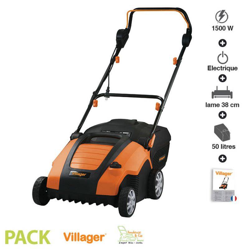 Villager - Scarificateur électrique 230V largeur 38 cm Villager VAS 1500P - Image 1