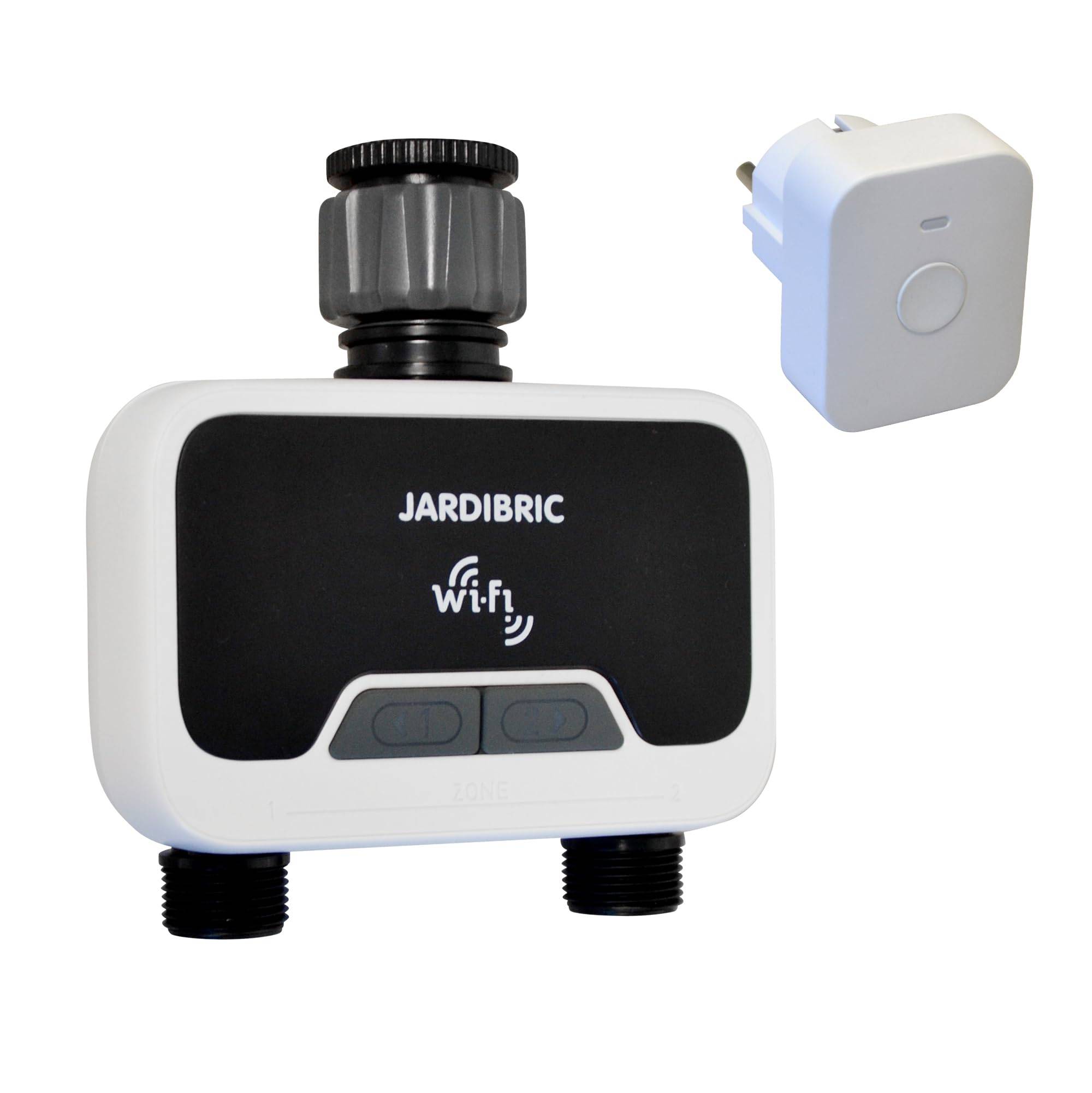 Jardibric - Jardibric - Programmateur d’Arrosage WiFi 2 Voies - Application Tuya Smart - Compatible Google et Alexa - IP54 - Image 1
