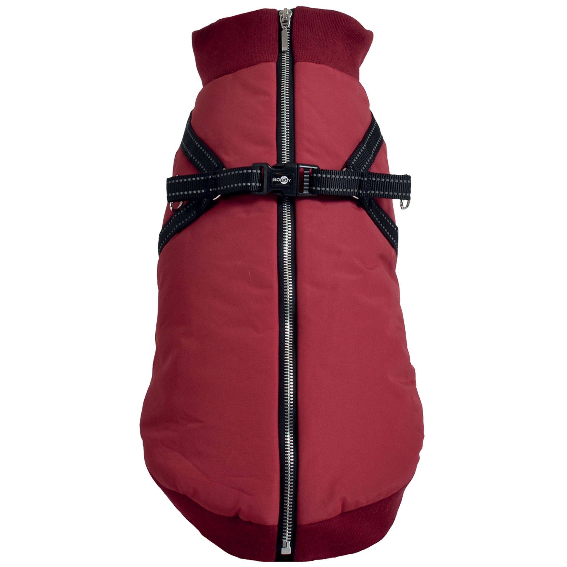 Manteau Bomber bordeaux avec harnais intégré Taille : 34S BOBBY