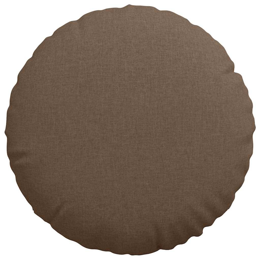 Coussins de Siège Ronds (Lot de 2) en Tissu Durable avec Housses Lavables pour Déco Intérieure Marron Ø80 cm – ComfortXL Outdoor Living - Image 6