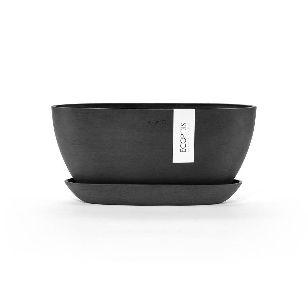 Ecopots - Pot Ovale Sofia 30 + Soucoupe - 30 x 13 x H. 13,9 cm - 2,7 L ECOPOTS - Image 4