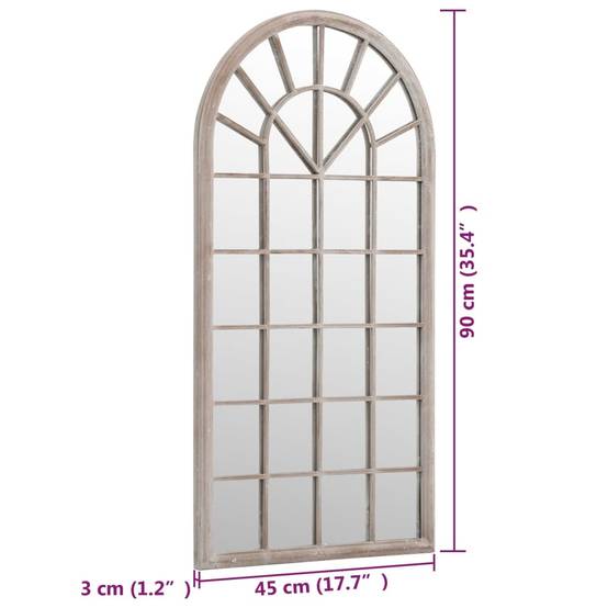 Miroir Sable 90x45 cm Fer pour utilisation à l'intérieur Maison Chic - Image 6