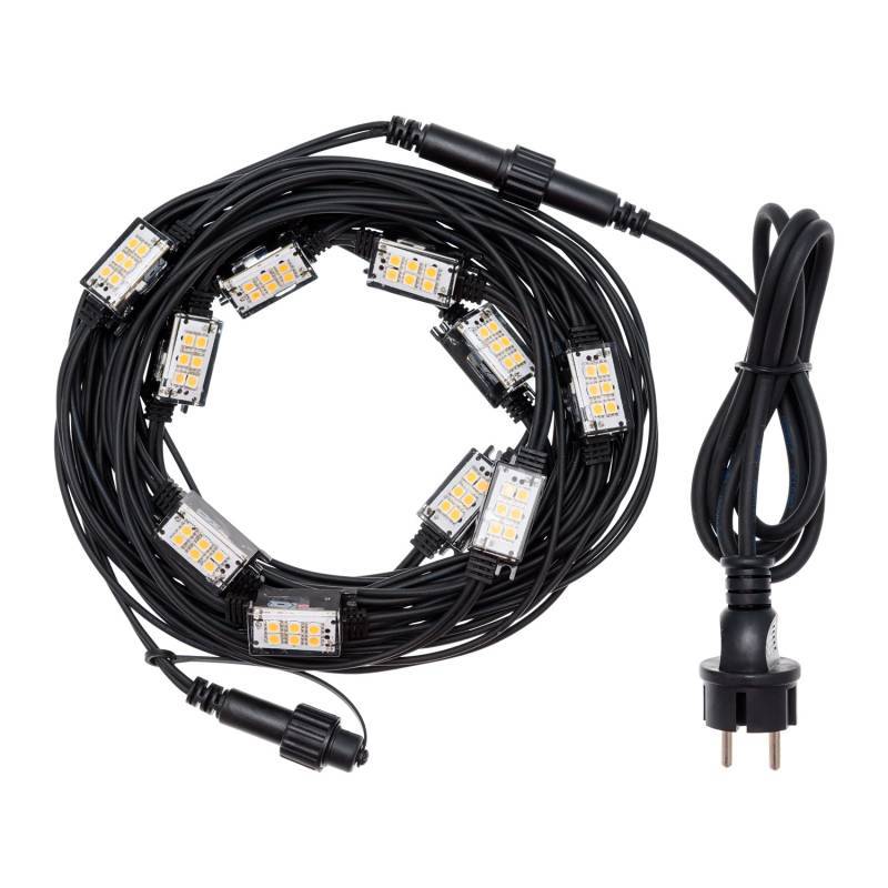 Lotti - Guirlande stroboscopique 10 lampes multicolore flash prolongeable 230V IP44 professionnelle Lotti - Image 3