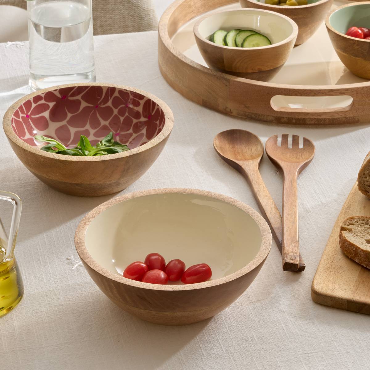 Atmosphera - Saladier Inaya D25cm terracotta et manguier - Atmosphera Créateur d'intérieur - Image 1