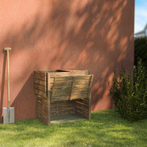 Jardipolys - Composteur en bois 350L, 500L ou 700L - Converto - Image 3