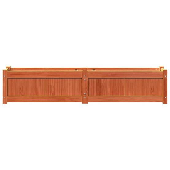 Maison Chic - 2 pcs Jardinière | Pot de fleurs | Cache-pot | Bac à fleurss cire marron bois de pin massif - Image 6