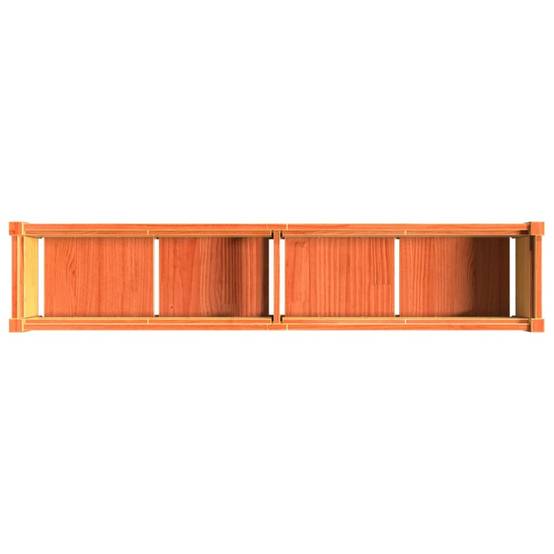 Maison Chic - 2 pcs Jardinière | Pot de fleurs | Cache-pot | Bac à fleurss cire marron bois de pin massif - Image 9