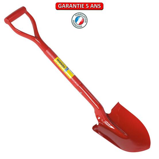 Outils Perrin - Pelle de bord avec manche poignée YD - 21 cm - Rouge Outils Perrin