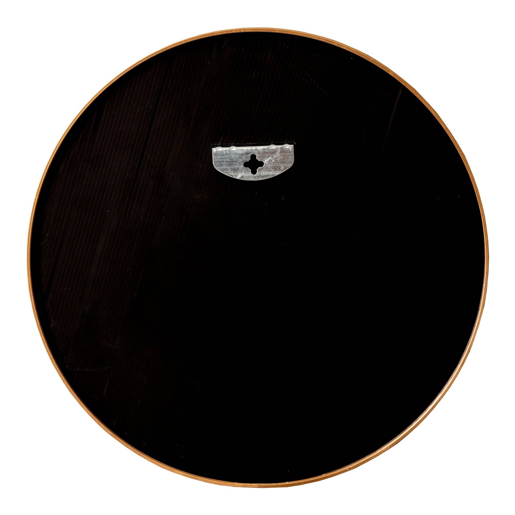 Miroir mural rond 40 cm doré - Image 4
