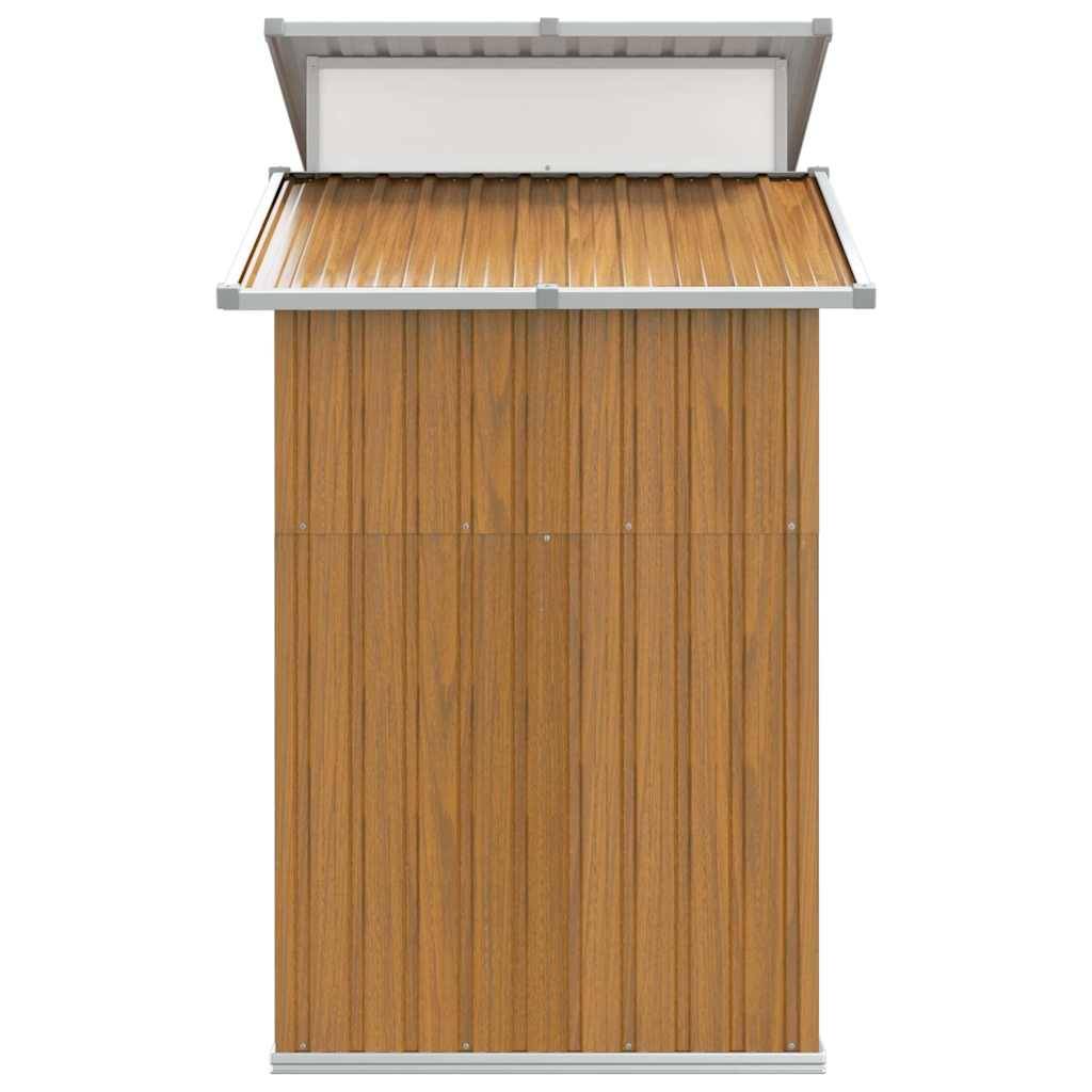 Vidaxl - Abri de jardin Marron 270x130x208,5 cm Métal galvanisé 3.5m² vidaXL 316245 - Image 7