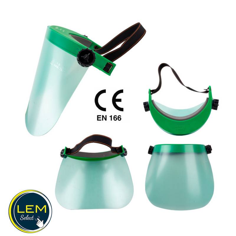 Visière de protection réglable en polycarbonate avec pare-soleil - Image 3