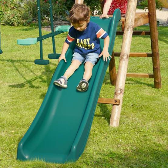 Soulet - Glissière toboggan double vague pour portiques à plateformes H90 cm - Image 2