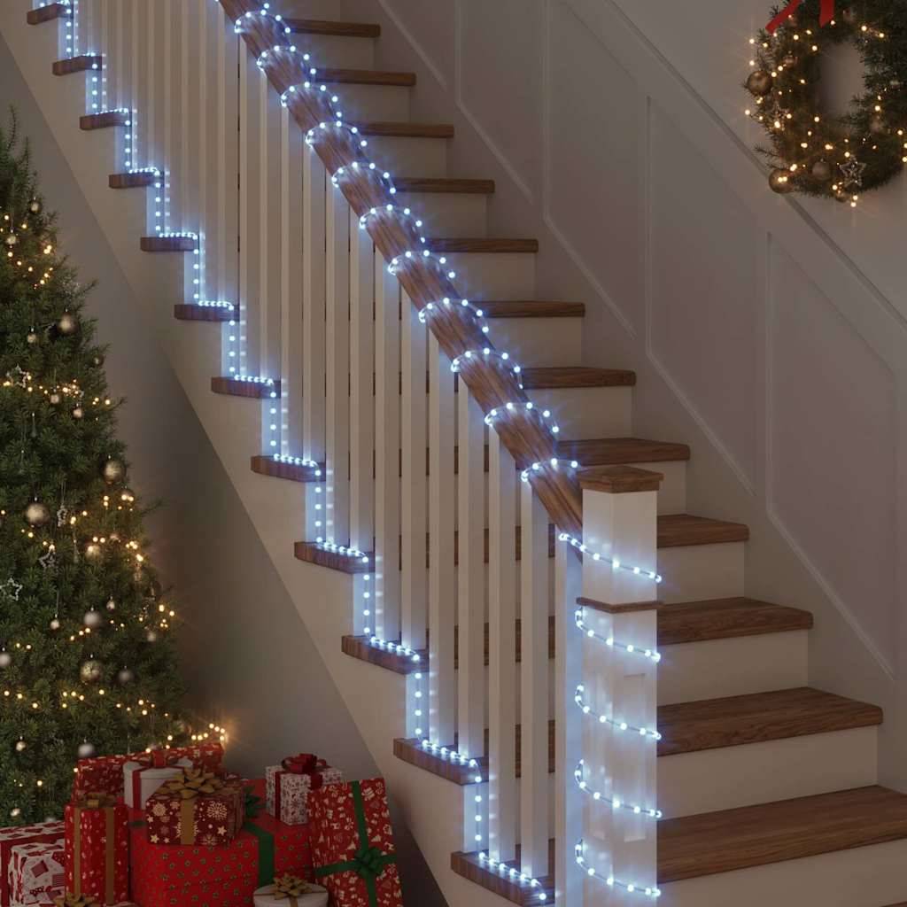 Guirlande Lumineuse Corde 100m 2400 LED PVC Intérieur Extérieur Blanc Froid – ComfortXL Outdoor Living - Image 4