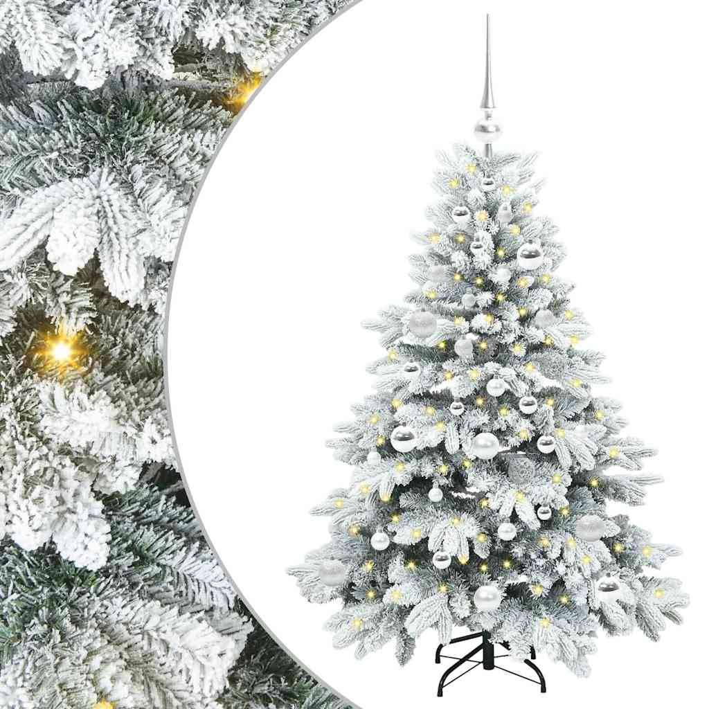Maison Chic - Sapin de Noël | Arbre de Noël artificiel avec 150 LED Blanc 120 cm PE et PVC Maison Chic - Image 1