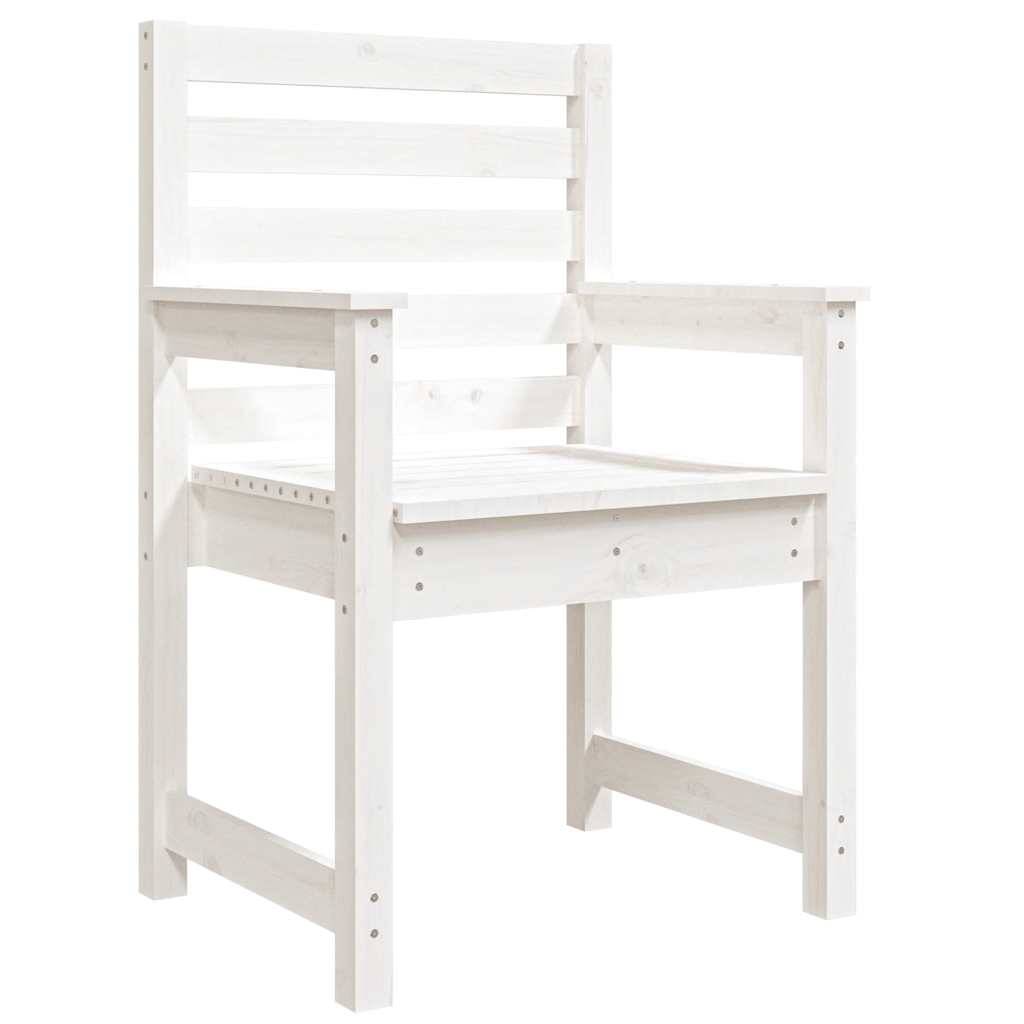 Prolenta Premium - Chaises de jardin bois blanc 60 x 48 x 91 cm - Prolenta premium p3126.6 - Image 5