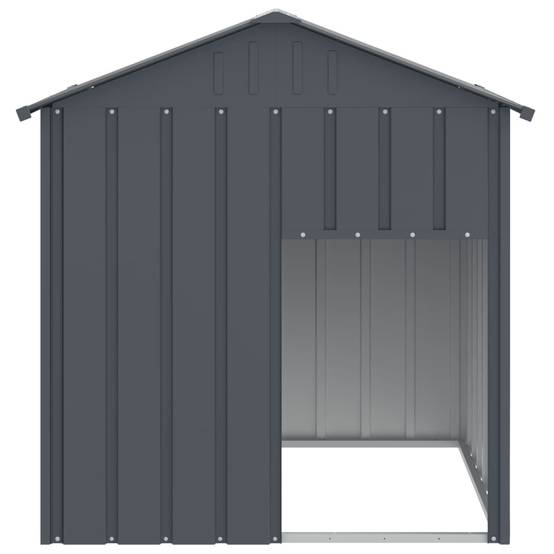 Vidaxl - Niche pour chien avec toit anthracite acier galvanisé vidaXL 172349 - Image 4