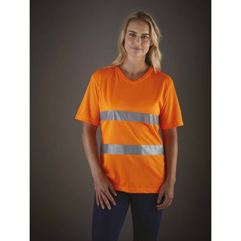 T-shirt haute visibilité Yoko TOP COOL Orange XL - Image 2