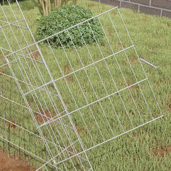Cage Poules Acier Galvanisé Compacte Habitat Sécurisé Terrasse 110cm - ComfortXL Outdoor Living - Image 4