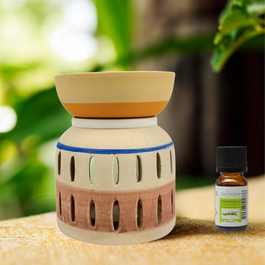 Brûle-Parfum Vaso 100 ml - Série Creativity CraftAroma - Aromathérapie - Peint à la main - DIY Créatif - Intérieur Parfumé - H 12 cm - Image 10