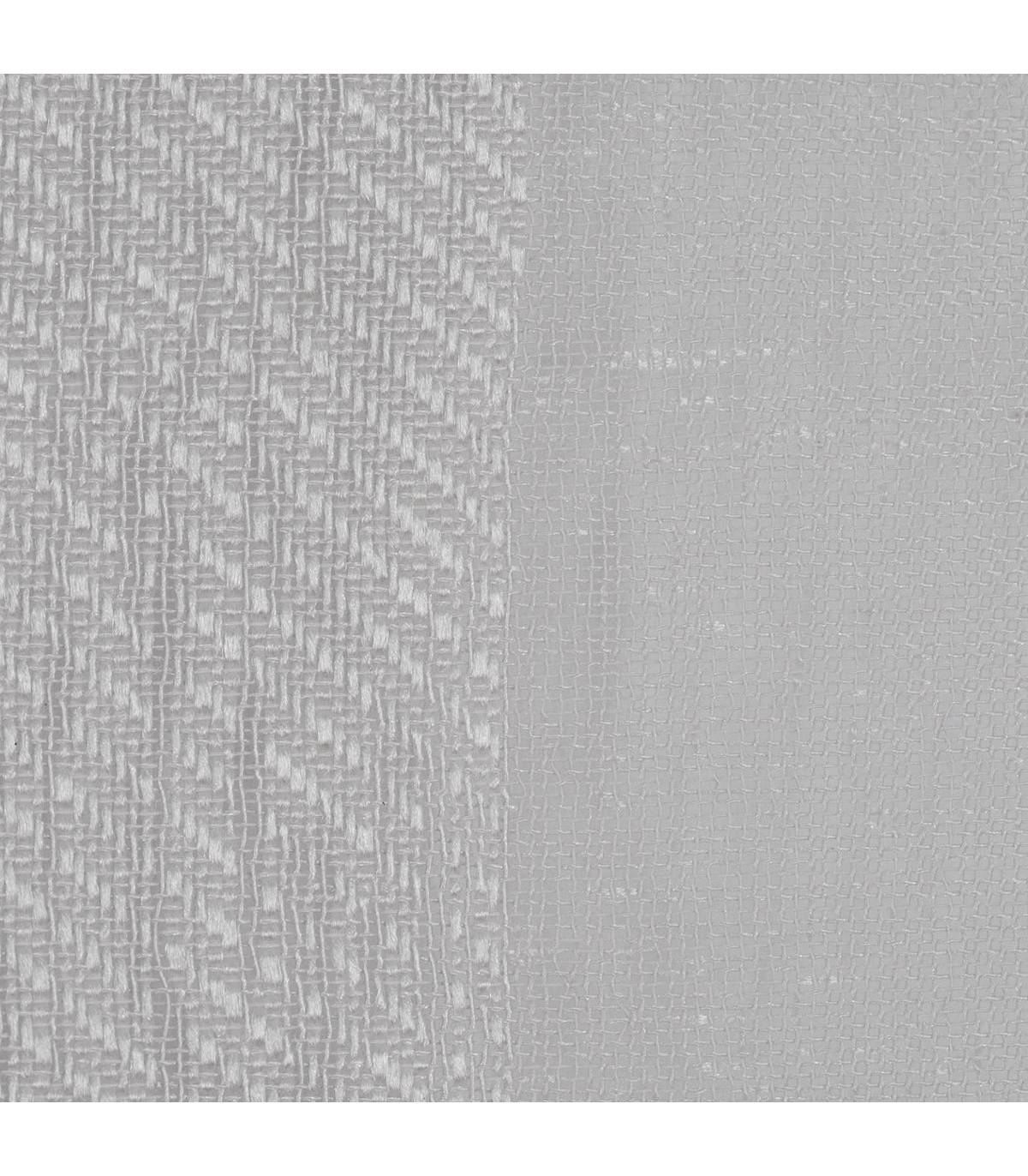 Voilage à œillets Gris motif lignes verticales 140 x 240 cm - Image 3