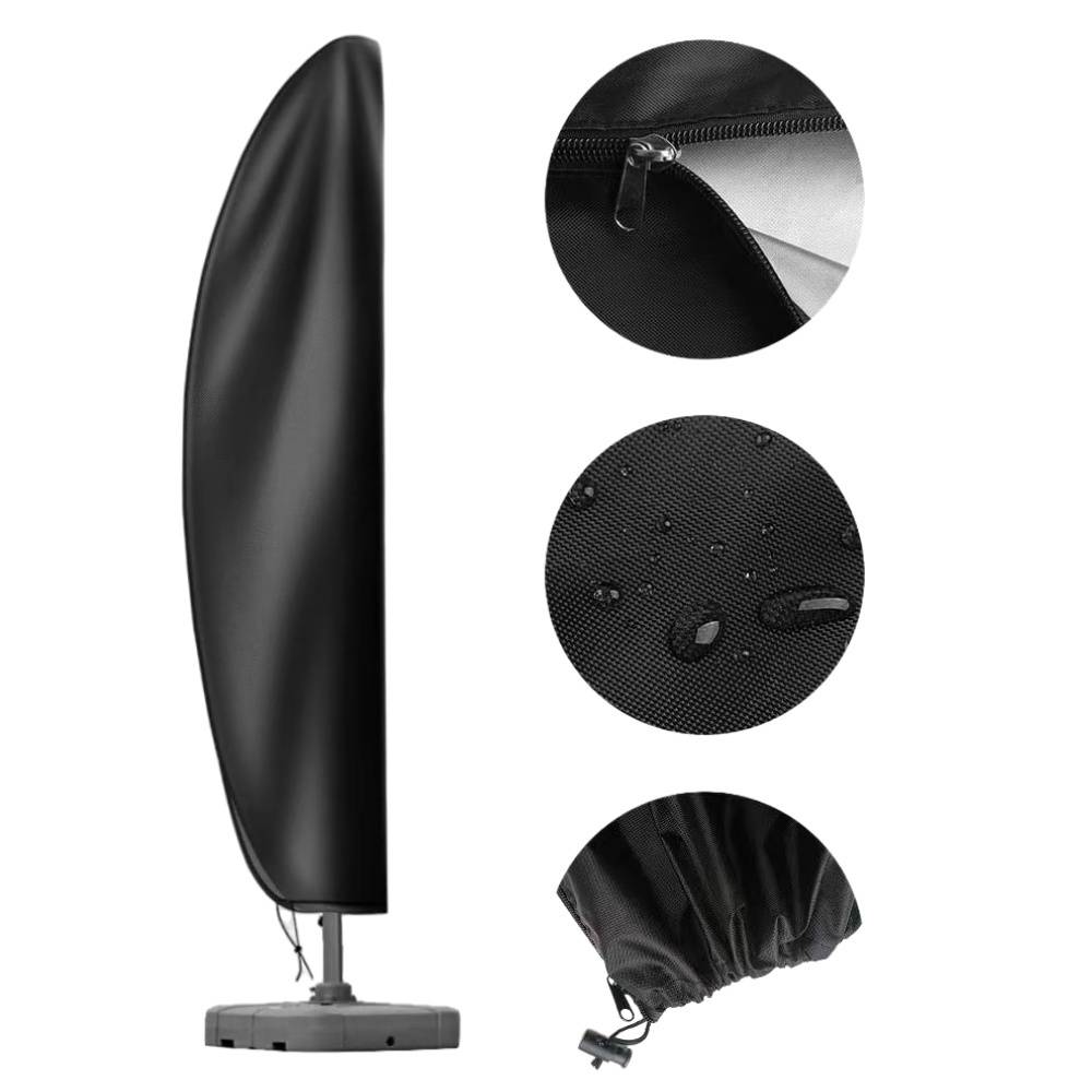 Housse de Protection Parasol Déporté Tissu Oxford 420D Imperméable - Living123 - Image 1
