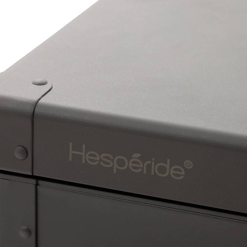 Hesperide - Coffre de rangement "Edenio" graphite S 130 x 60,4 x 78cm en aluminium 510 L - Hespéride - Image 9