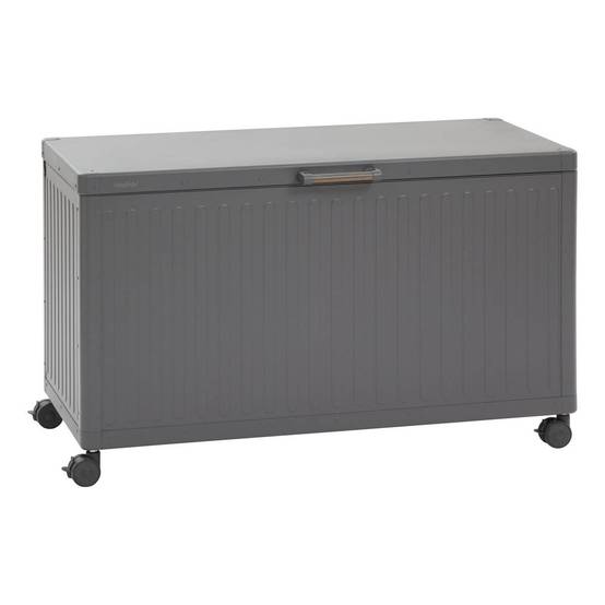 Hesperide - Coffre de rangement "Edenio" graphite S 130 x 60,4 x 78cm en aluminium 510 L - Hespéride - Image 2