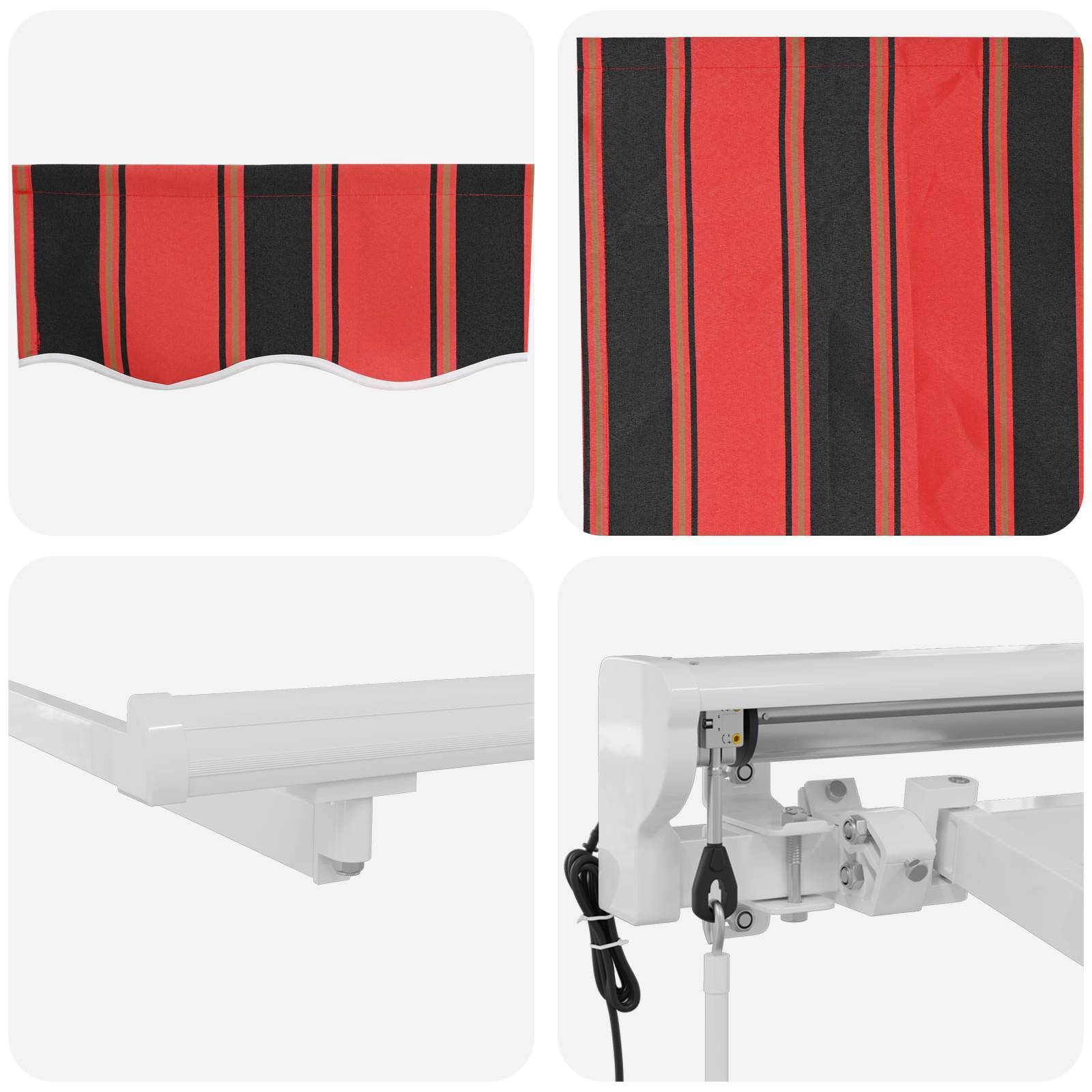 PANGIVO - Store rétractable électrique polyester Orange et noir 4 x 3,5 m, 3421830 - PANGIVO - Image 6