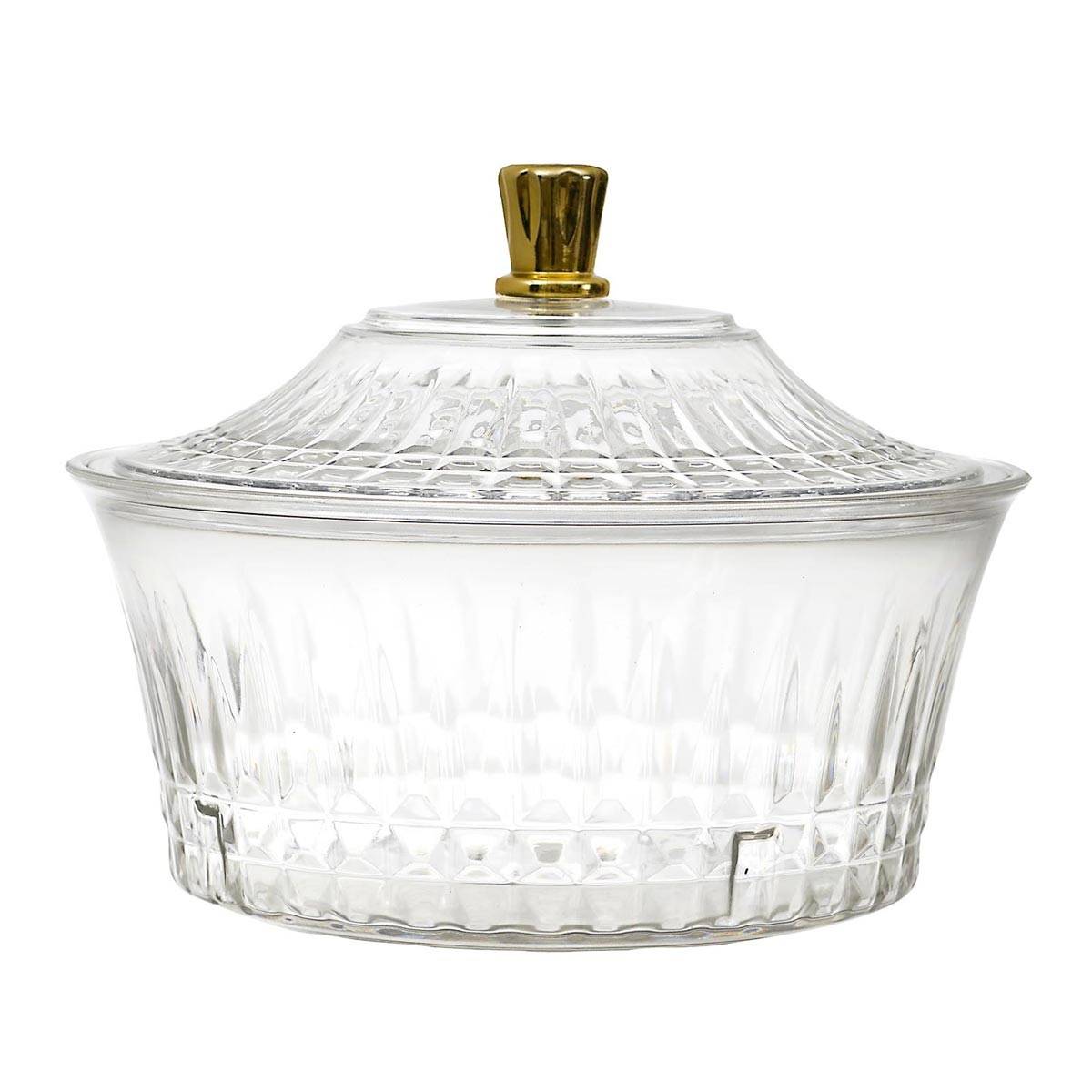 The Home Deco Factory - Bol Avec Couvercle "Sabah" 15cm Transparent - Image 1