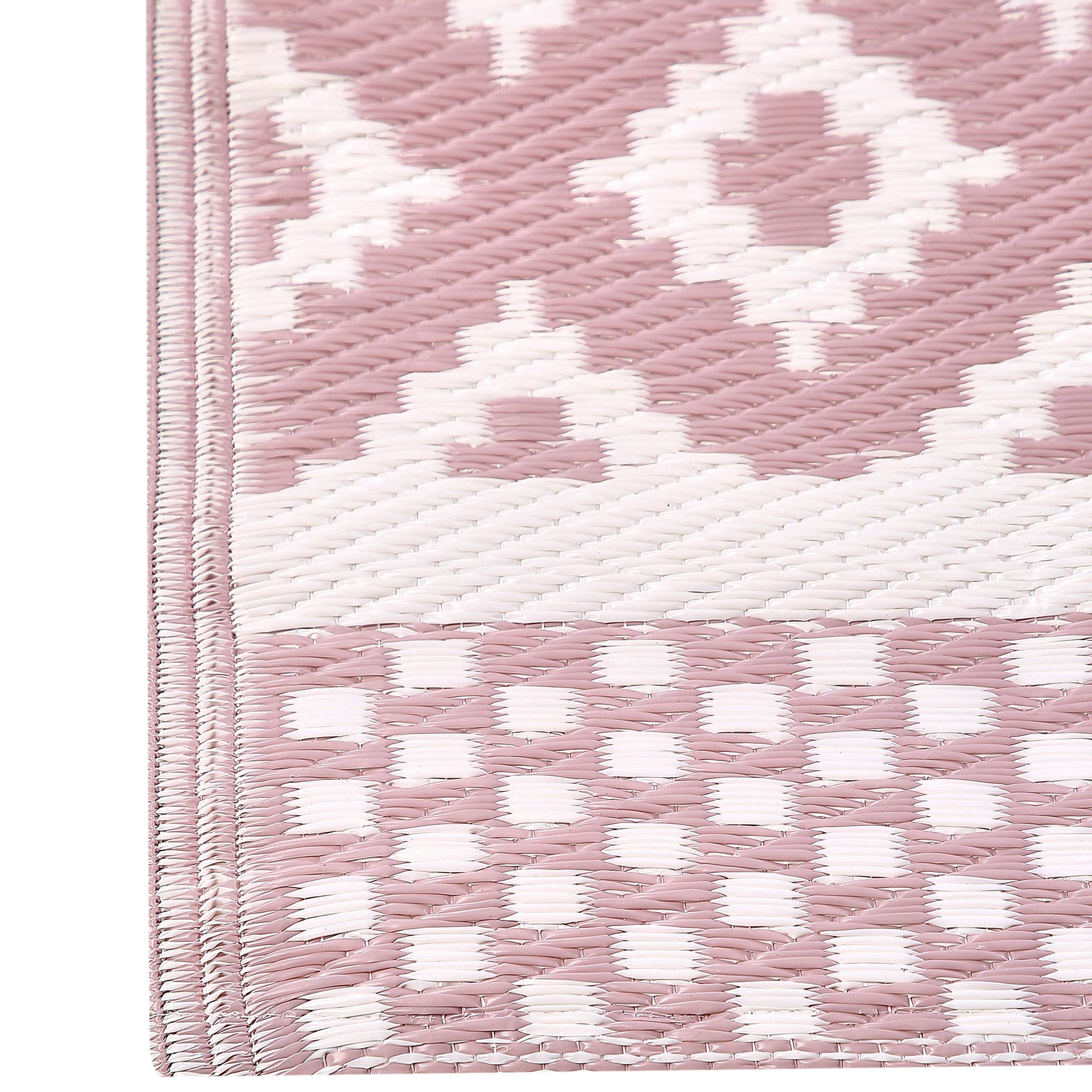 Beliani - Tapis d'extérieur Polypropylène Rose THANE Beliani - Image 5