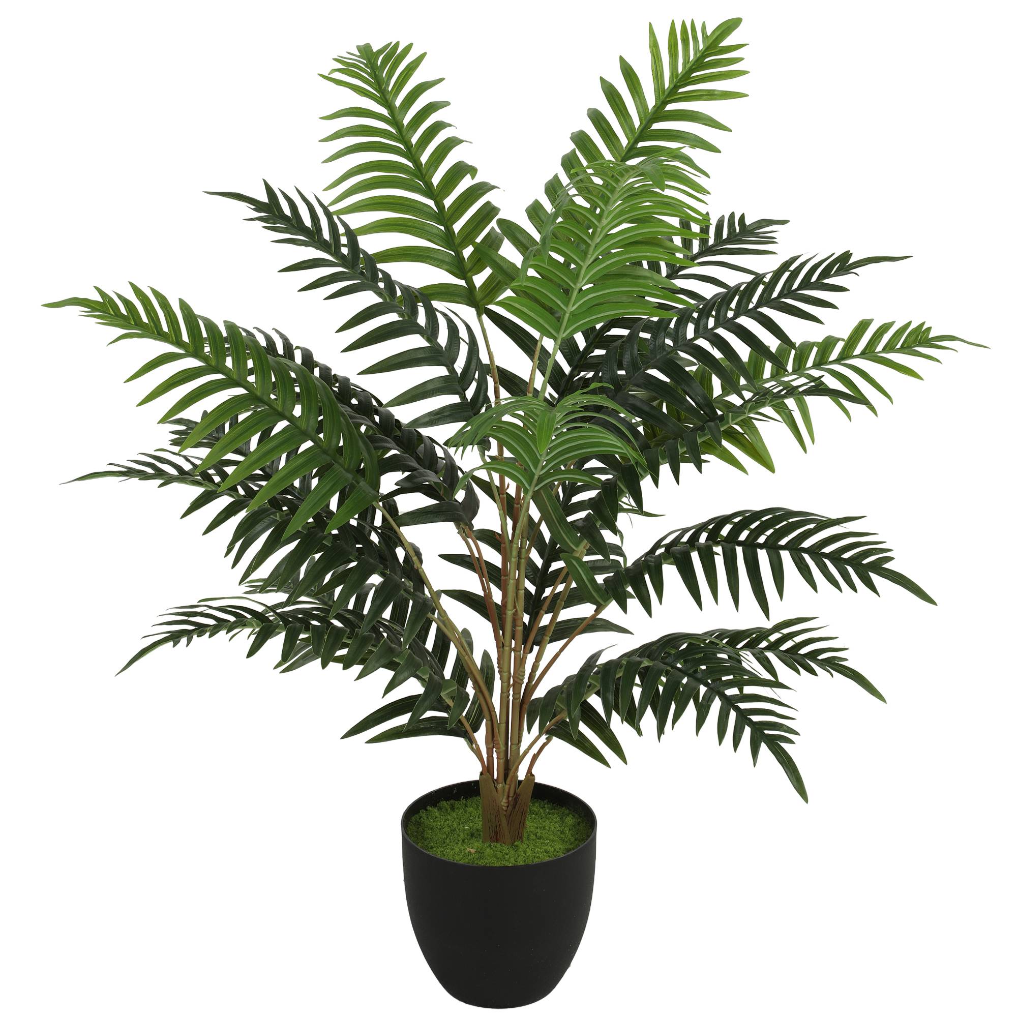 Plante artificielle intérieure 90 cm fougère arbre artificiel en pot avec branches flexibles, intérieure et extérieure - Image 2