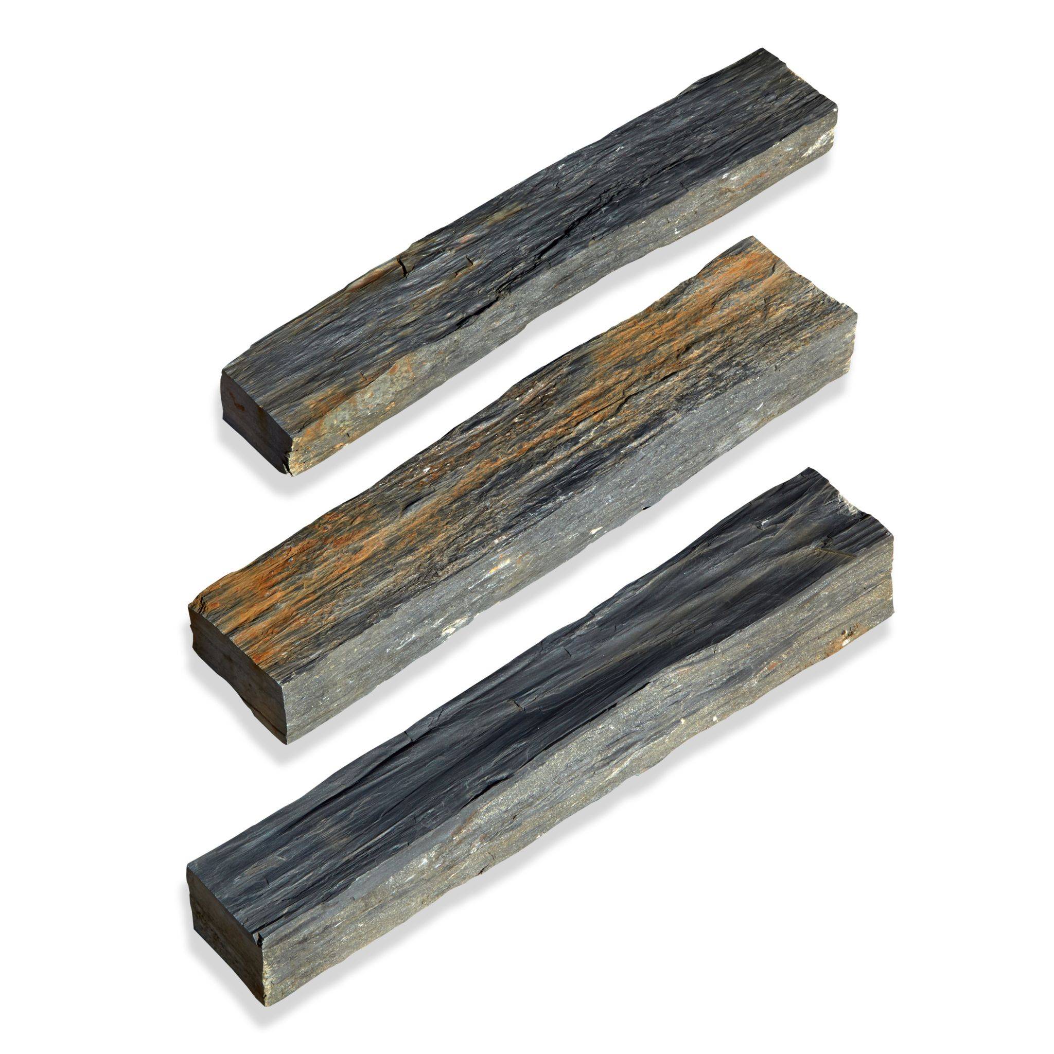 RO'MA Nature - Bordure de jardin Schiste 50x3-7x3-7 cm (lot de 15 bordures soit 7,5 mètres) - RO'MA NATURE - Image 4
