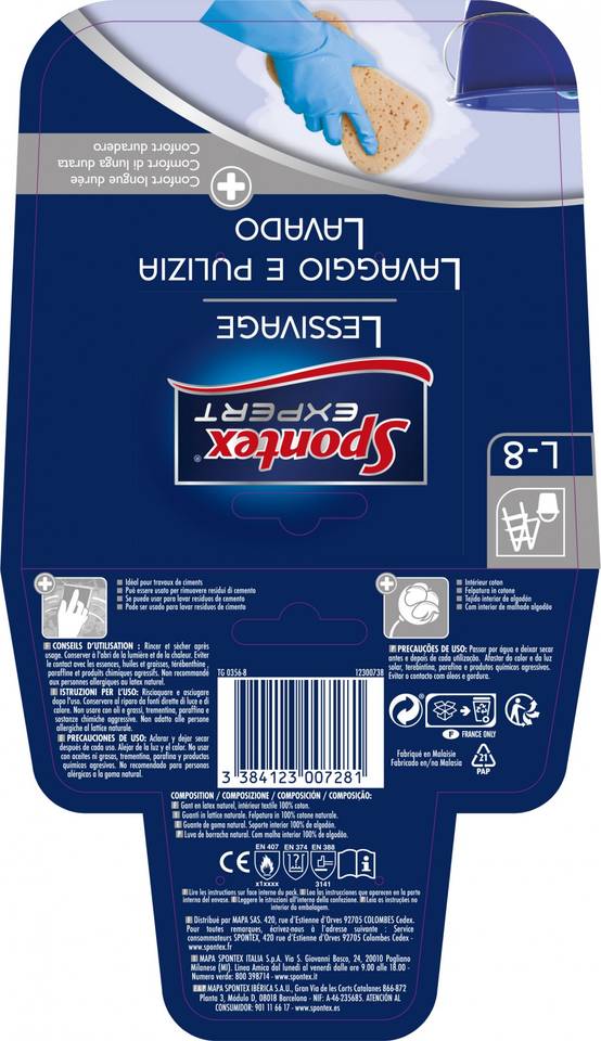 Spontex Expert - Gants lessivage SPONTEX EXPERT, taille L - Image 2